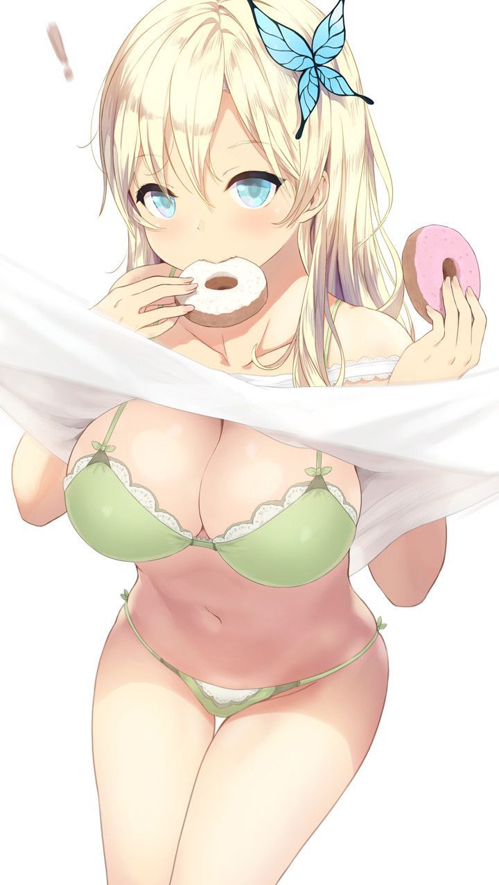 [Erotic anime summary] godly beautiful girls who raise clothes and show underwear [30 sheets] 23