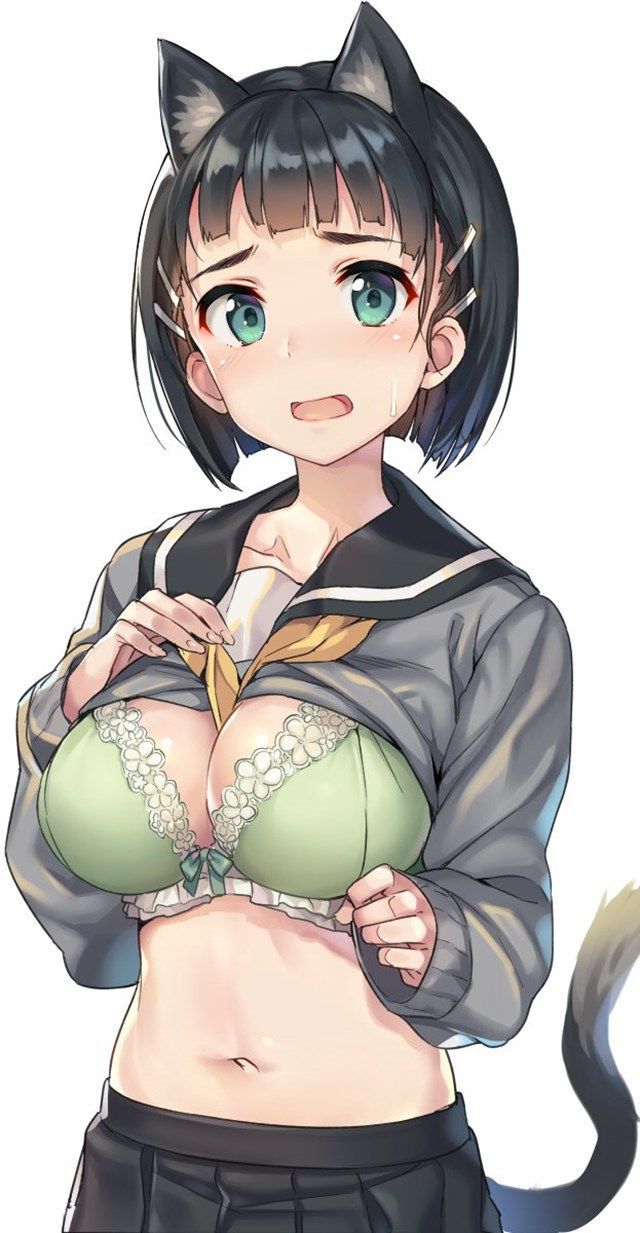 [Erotic anime summary] godly beautiful girls who raise clothes and show underwear [30 sheets] 7