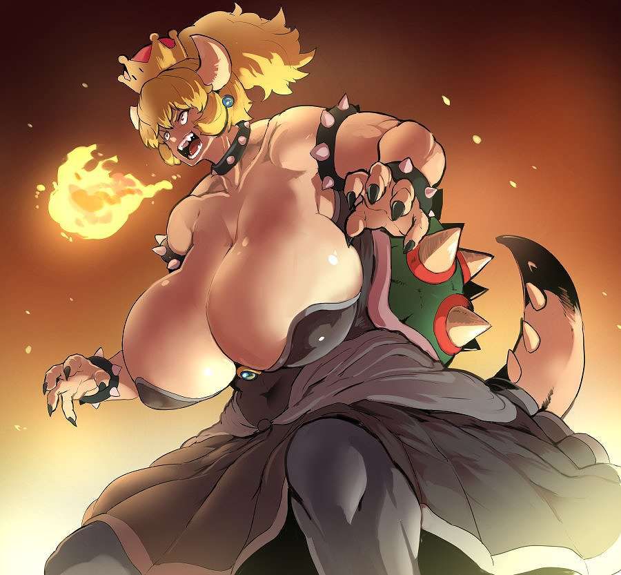 Bowser Princess's erotic secondary erotic images are full of boobs! 【Super Mario】 7