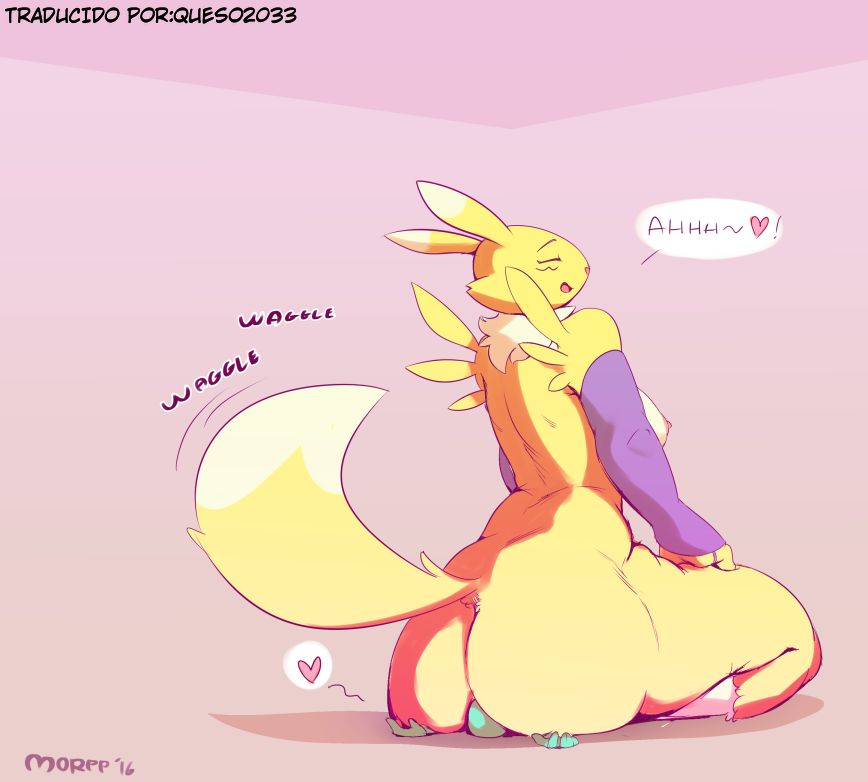 Renamon facesitting (Spanish) 14