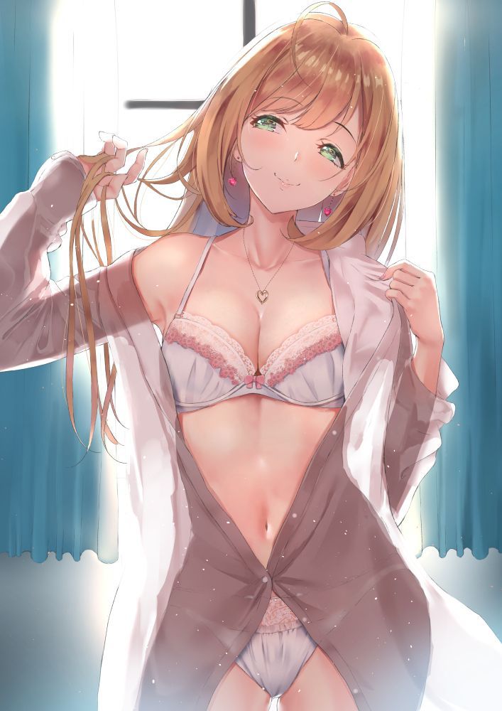 Erotic anime summary Erotic image of a girl who is too while wearing a bra [secondary erotic] 24