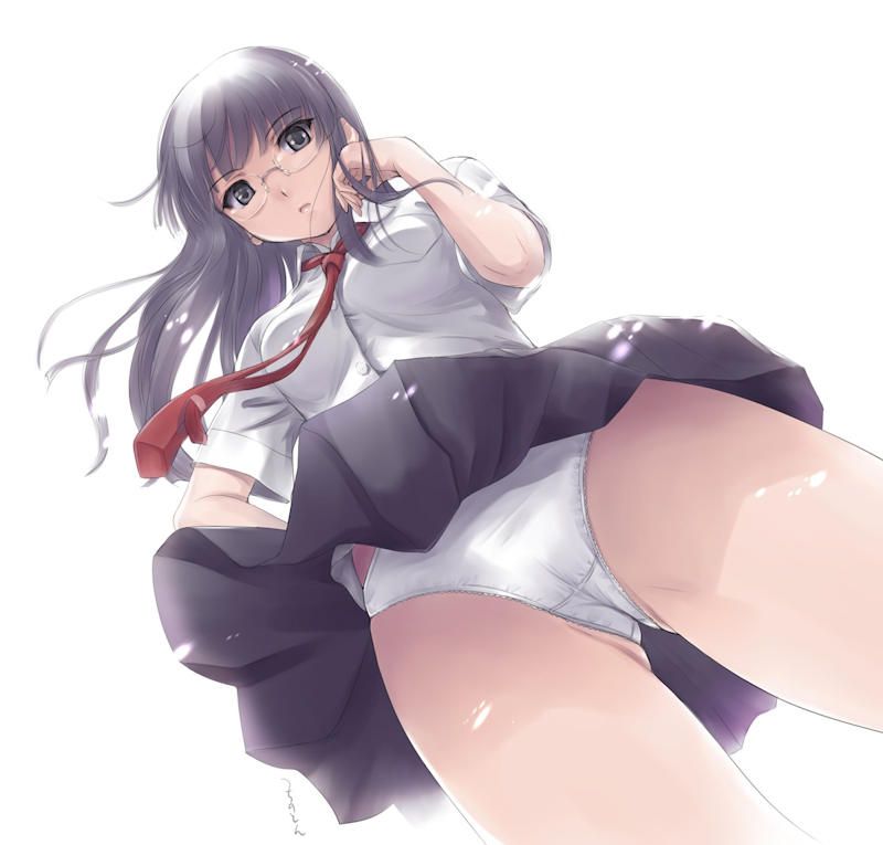 【Secondary Erotic】 Erotic image summary of low angle peeping in the girl's skirt 5