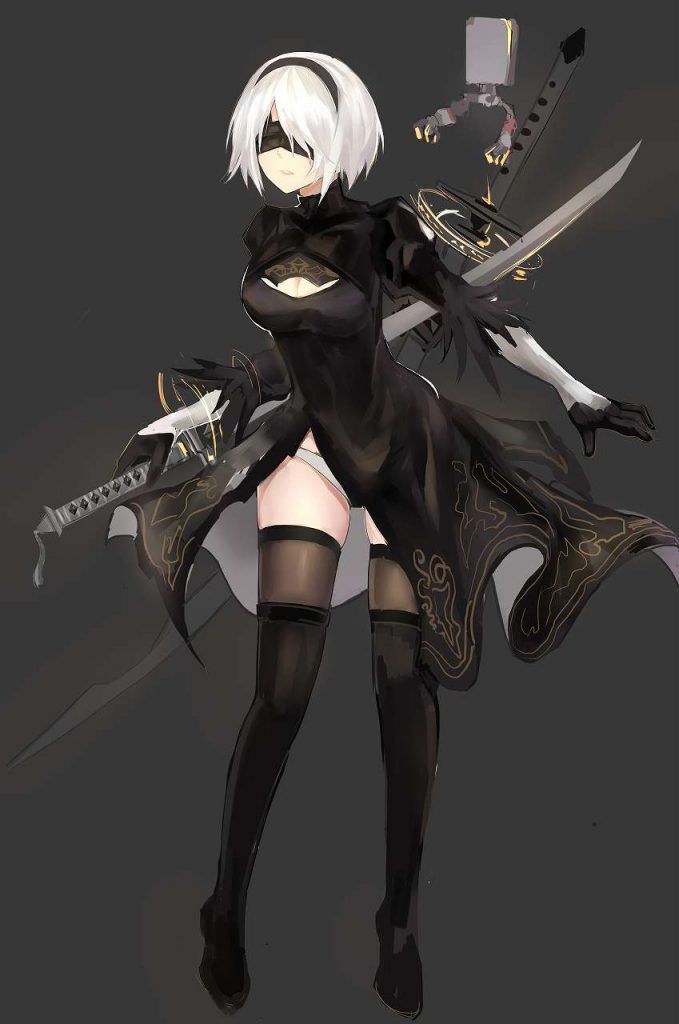 【Erotic Image】I tried collecting cute 2B images, but it's too erotic ...(NieR Automata) 19