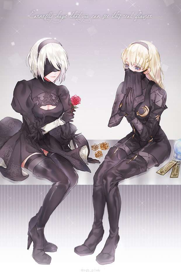 【Erotic Image】I tried collecting cute 2B images, but it's too erotic ...(NieR Automata) 20