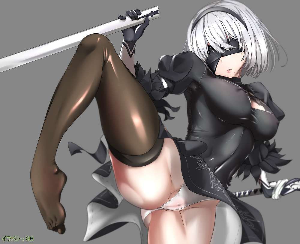【Erotic Image】I tried collecting cute 2B images, but it's too erotic ...(NieR Automata) 9