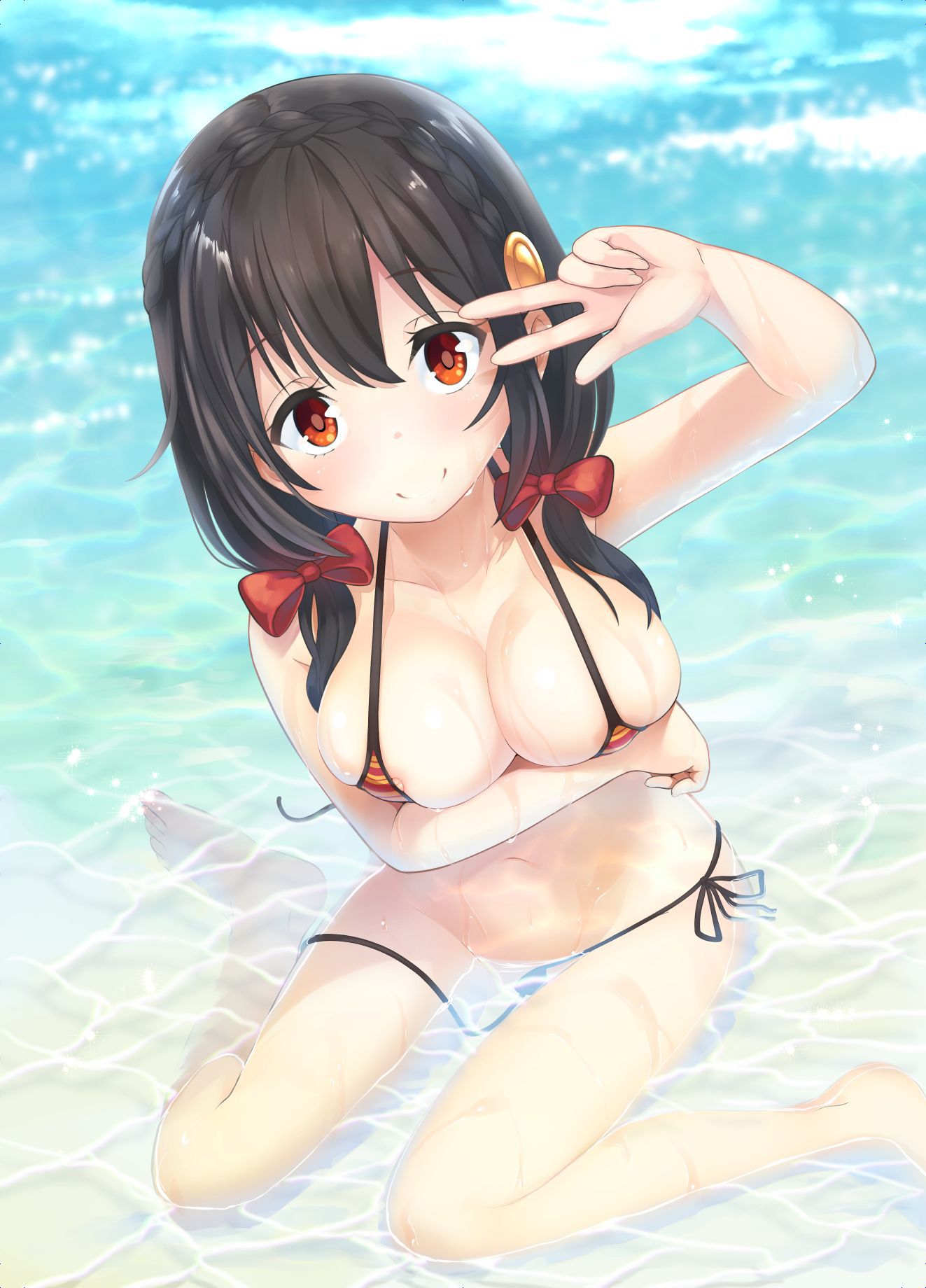 [Secondary erotic] erotic image of a girl wearing a micro bikini that seems to be porori immediately [35 sheets] 9