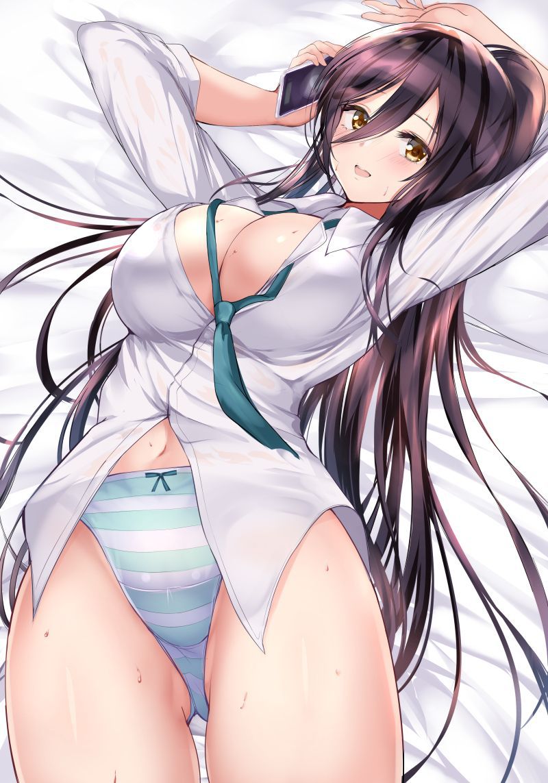 【Secondary erotic】 Here is an erotic image of a girl who can see pants of the lower body without wearing pants or anything 22