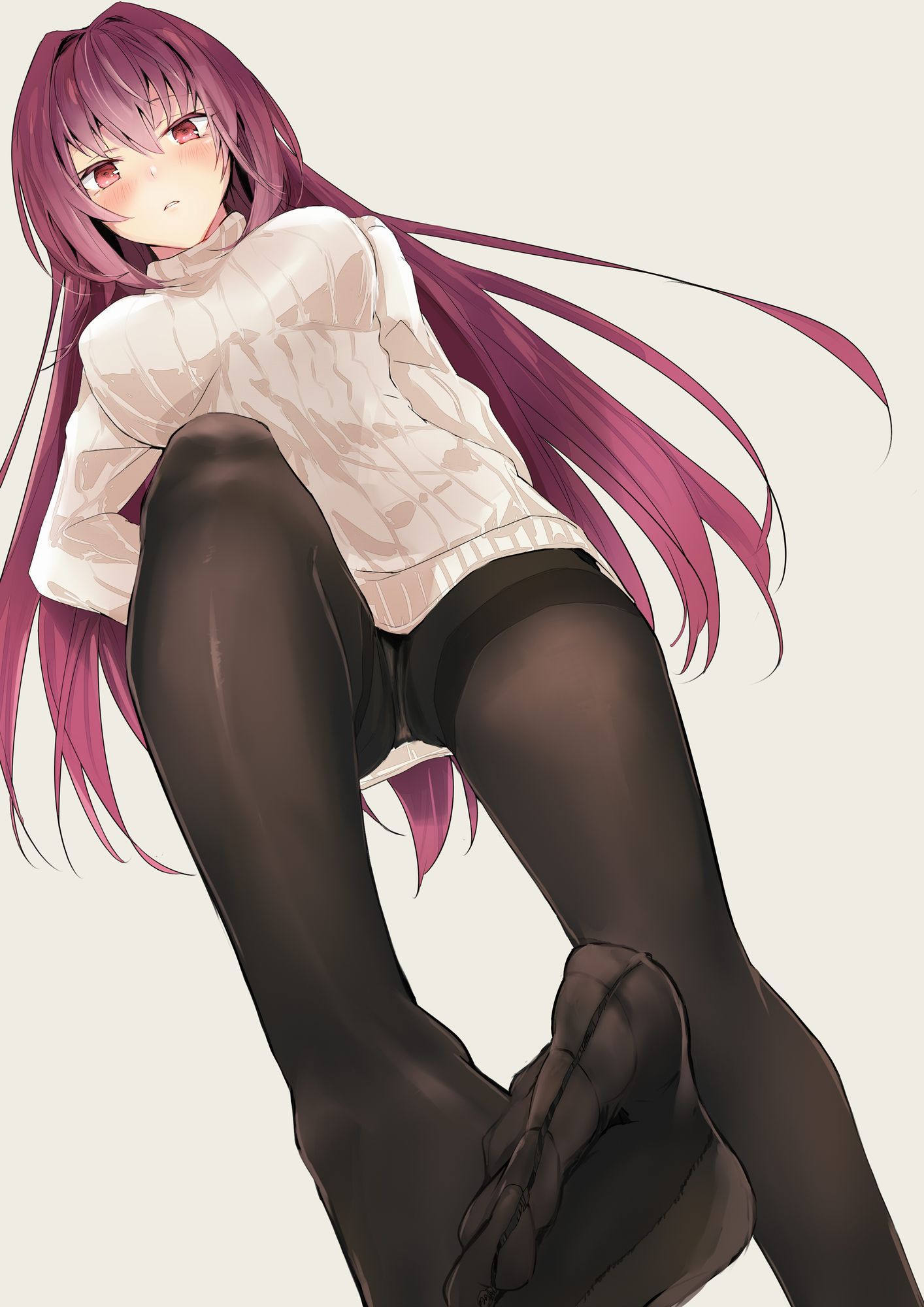 【Secondary erotic】 Here is an erotic image of a girl who can see pants of the lower body without wearing pants or anything 8