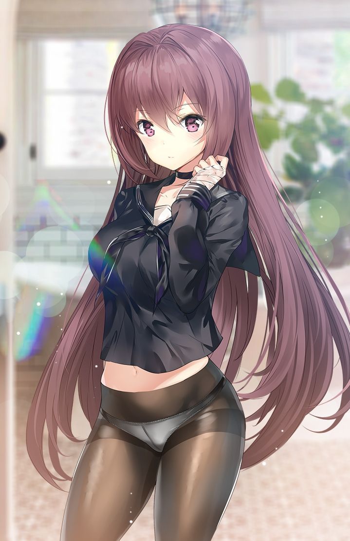 【Secondary erotic】 Here is an erotic image of a girl who can see pants of the lower body without wearing pants or anything 9