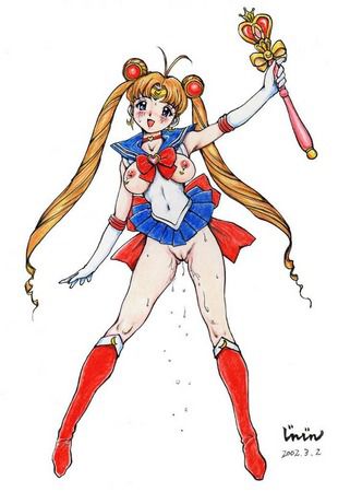 A slur that randomly pastes the erotic image of Sailor Moon 18