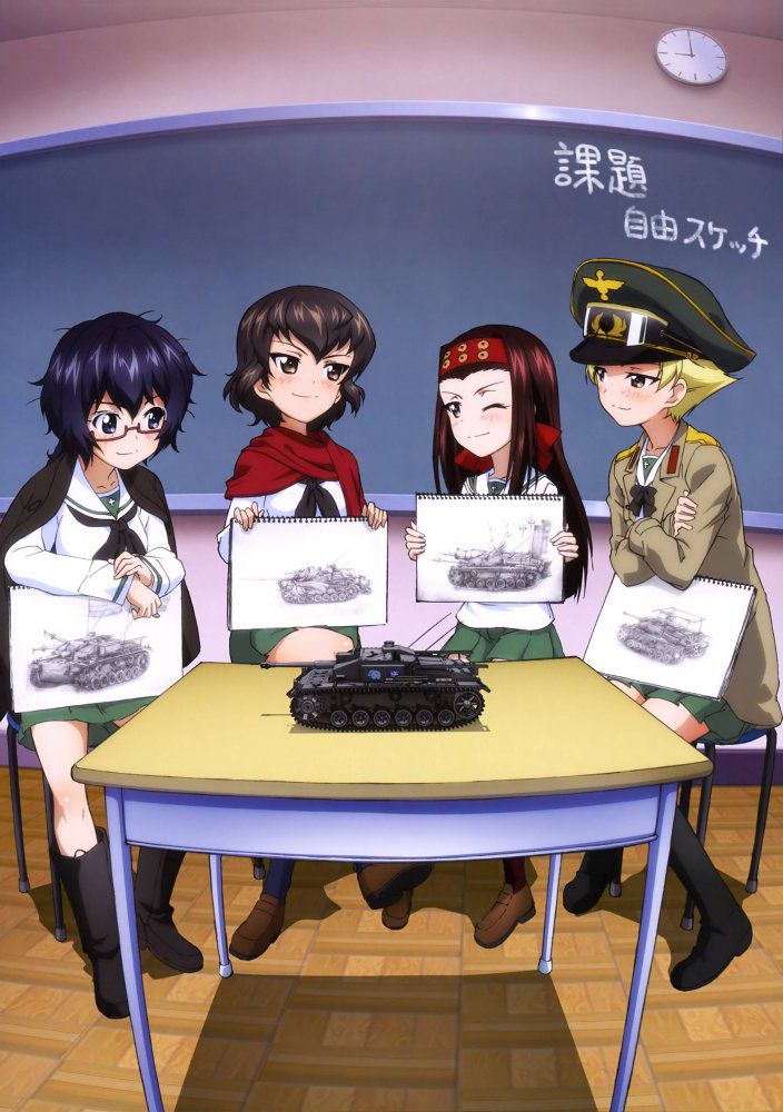 Girls &amp; Panzer have collected images because they are not erotic 3