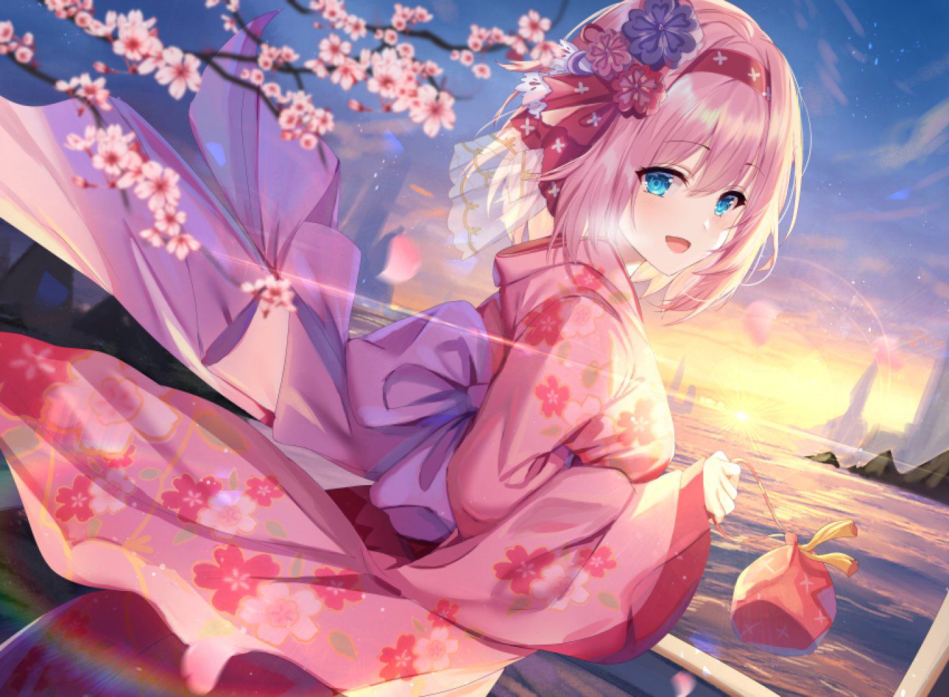 【Secondary】Image of a girl wearing Japanese clothes and kimono Part 6 34