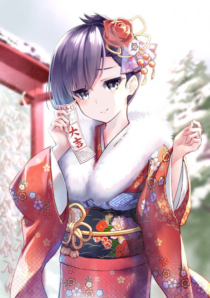 【Secondary】Image of a girl wearing Japanese clothes and kimono Part 6 8