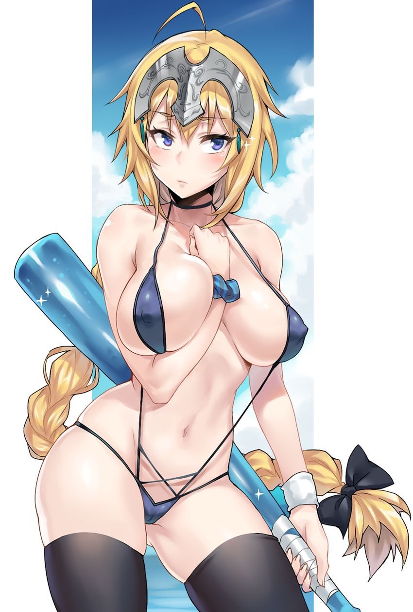 Erotic image of a sexy girl wearing a swimsuit of a sling shot [secondary erotic] 6