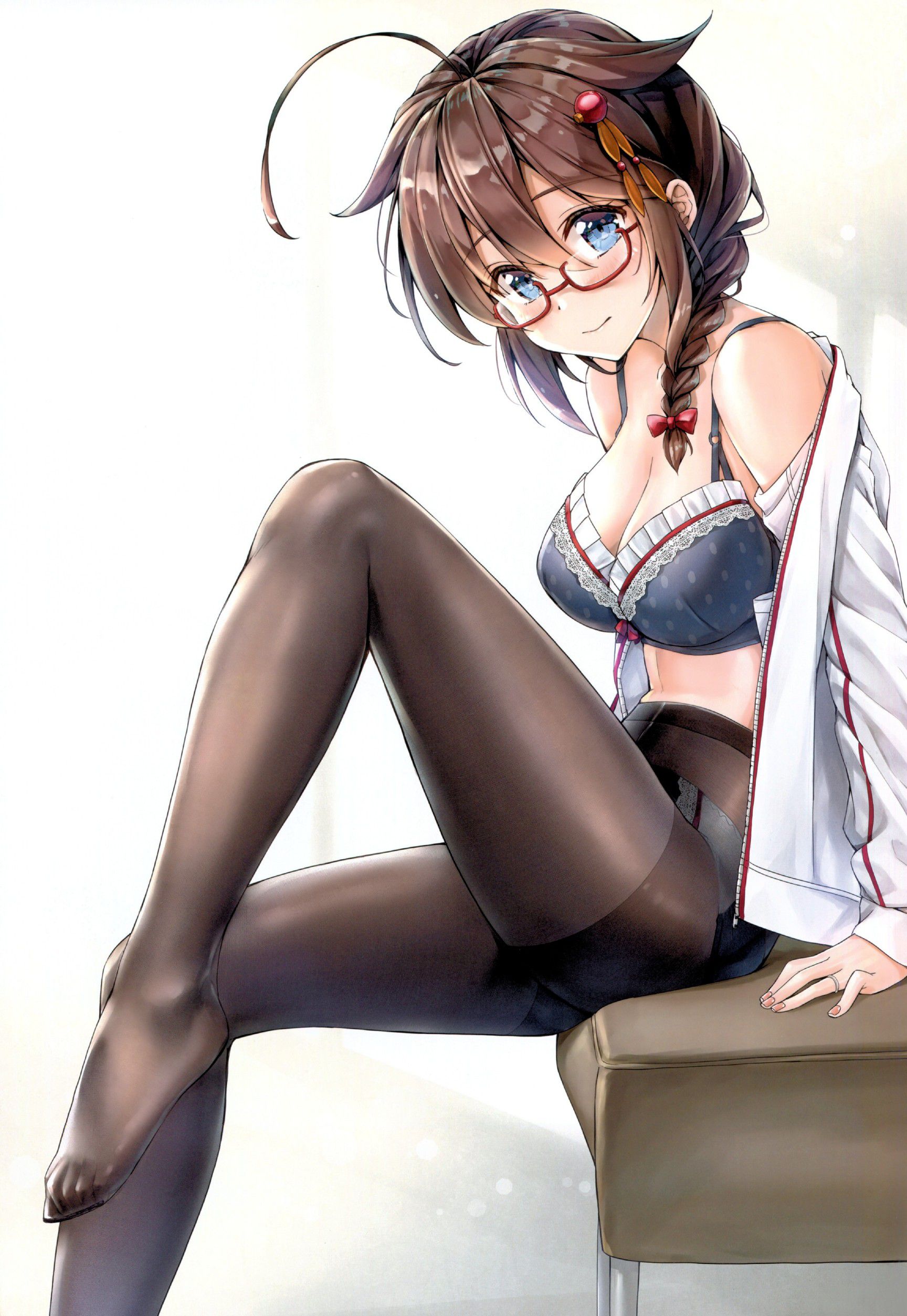 [Secondary erotic] nasty figure erotic image of a girl wearing glasses [30 sheets] 11