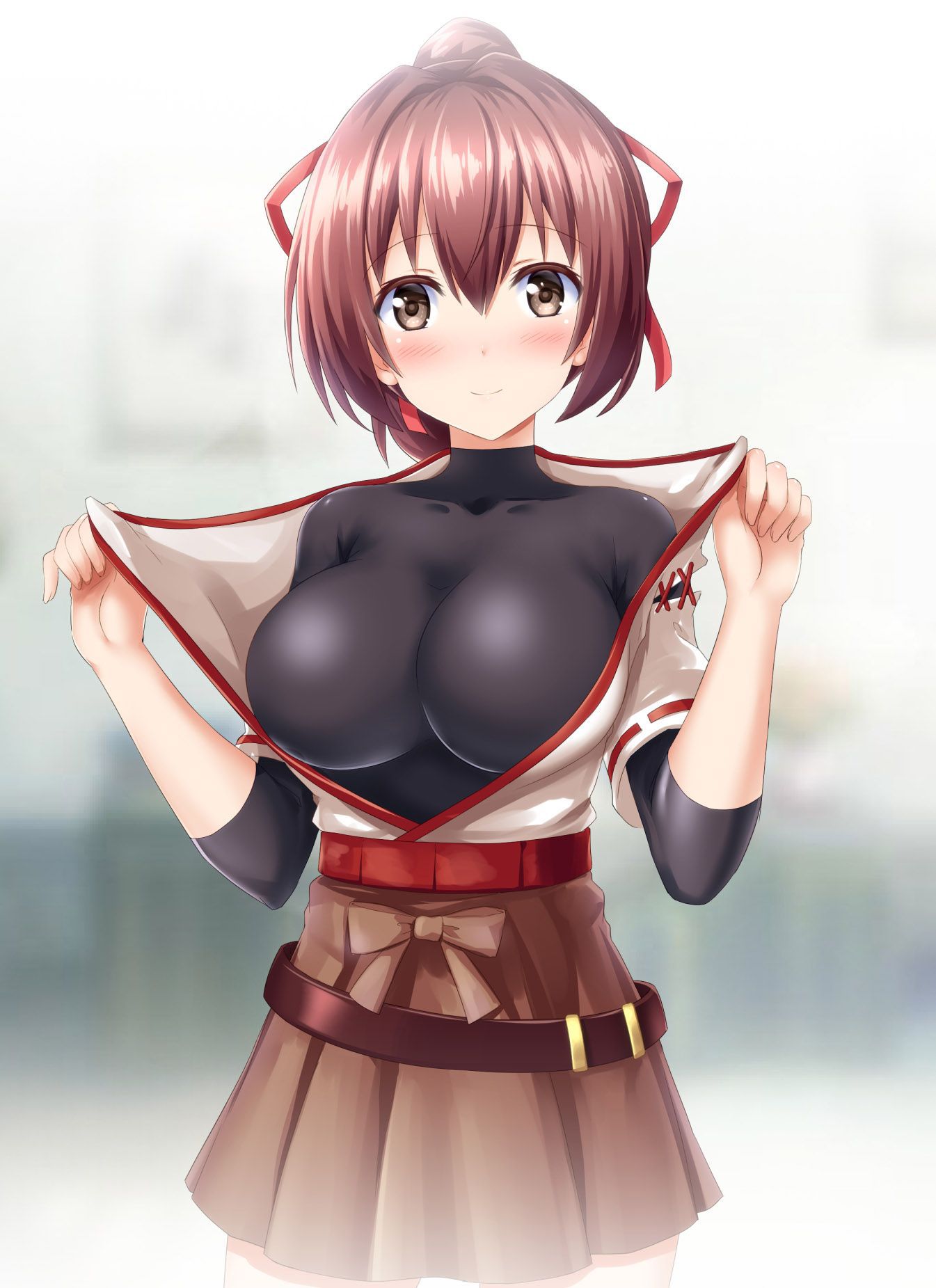 【Secondary erotic】 Here is the erotic image of a girl whose clothes are about to be taken off 15