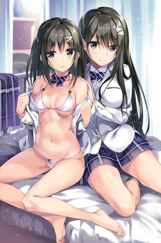 【Secondary erotic】 Here is the erotic image of a girl whose clothes are about to be taken off 18