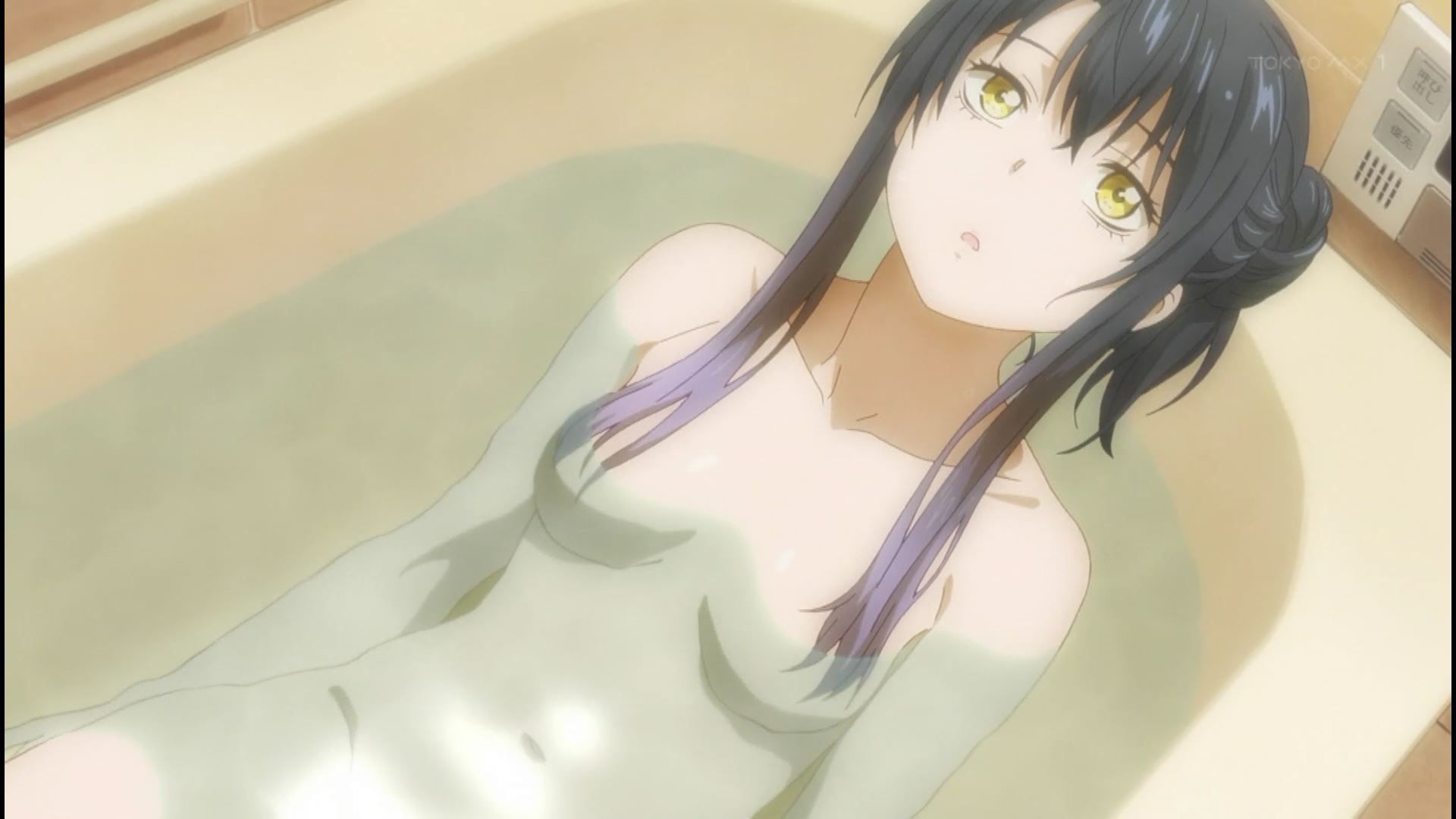 Erotic bathing scenes where girls' nakedness is seen insanely in anime "Visible Child" 4 episodes! 16