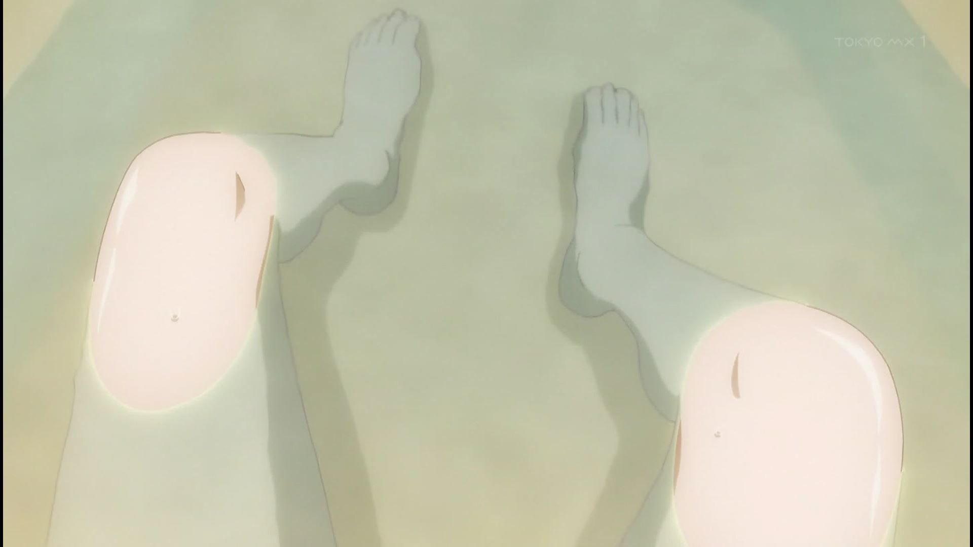 Erotic bathing scenes where girls' nakedness is seen insanely in anime "Visible Child" 4 episodes! 22