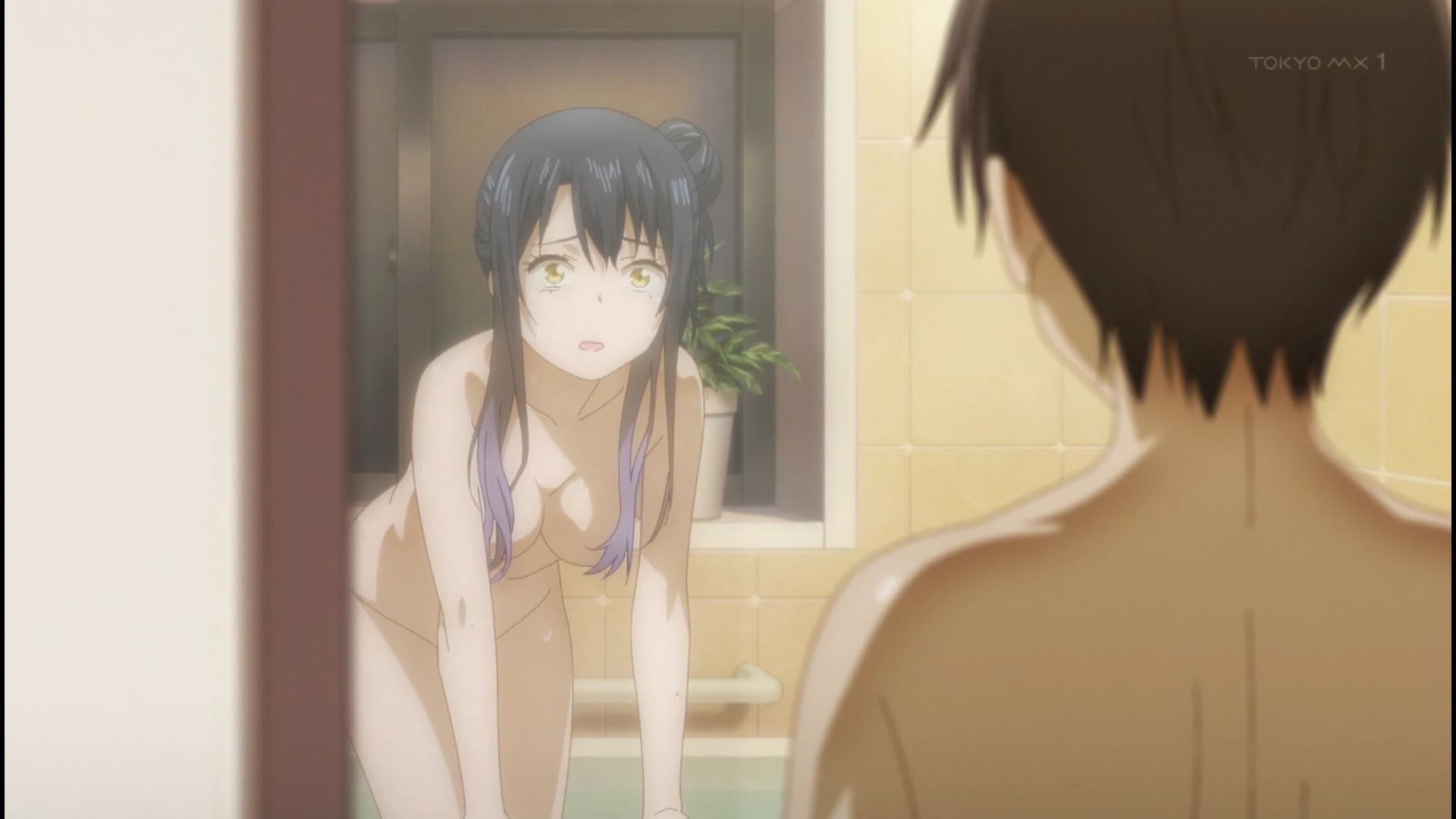 Erotic bathing scenes where girls' nakedness is seen insanely in anime "Visible Child" 4 episodes! 32