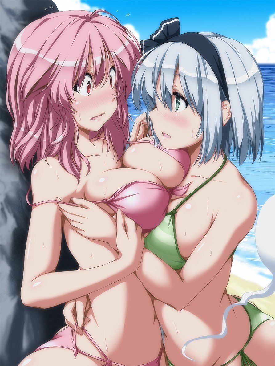【Secondary erotic】 Here is an erotic image where lesbian girls are rich and 9