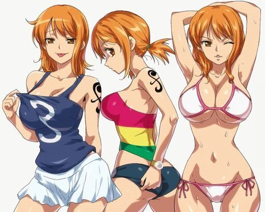 【Erotic image】 I tried collecting images of cute Nami, but it's too erotic ...(One piece) 13