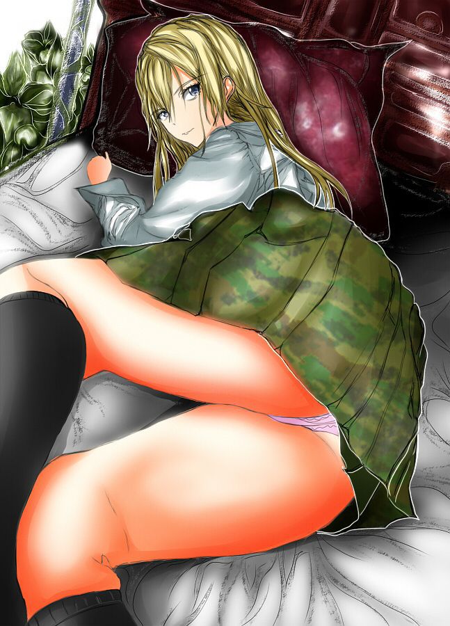 【BTOOOM！ The image that goes through erotic that it is a Iki face of Himiko 10