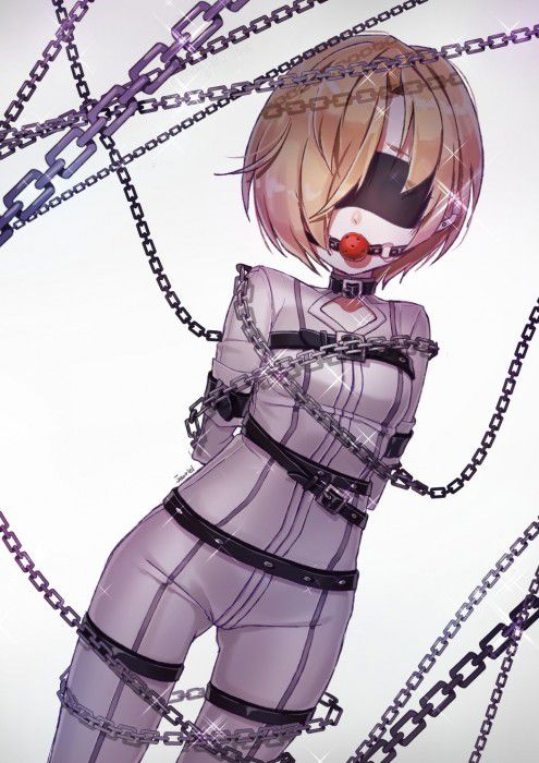 【Secondary Erotic】 Sensitivity Doubled! ? Here is an erotic image of a girl who blindfolds and does things 30