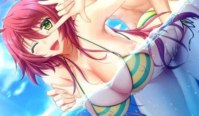 Erotic anime summary Beautiful girls who have had sex in swimsuits [40 photos] 9