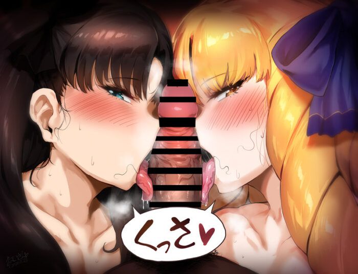[Secondary] Double, triple erotic image that multiple people lick [Harem] 9