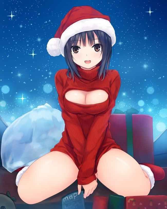 Erotic anime summary Erotic image collection of beautiful girls who were Santa cos [39 photos] 17