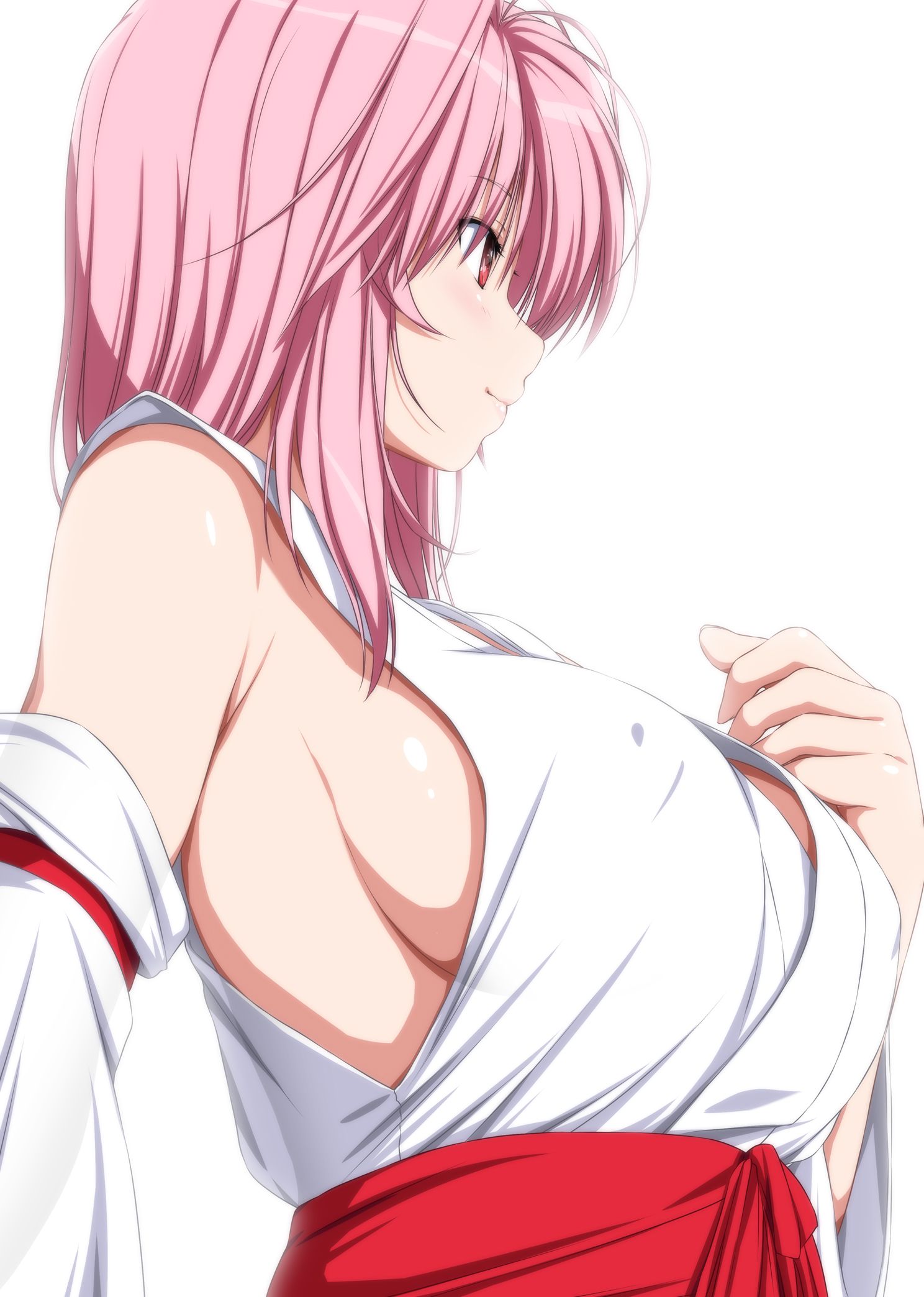 Erotic anime summary Horizontal milk image collection of beautiful girls and beautiful girls who want to absolutely tsun tsun when you see [50 sheets] 39