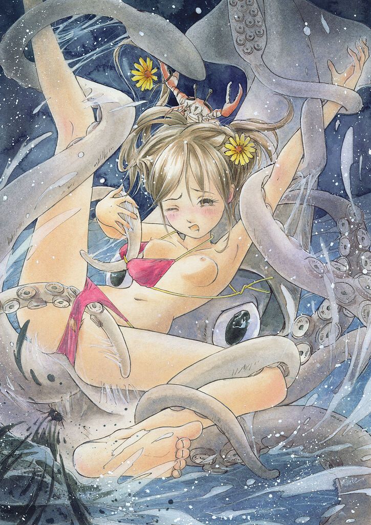 [Selected 140 photos] Too naughty secondary image of a small beautiful girl who is groped with her with tentacles and with a loli body 128