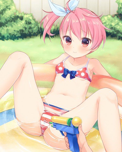 【Secondary erotic】 Here is the erotic image of a girl who is irritated by a chin in a swimsuit 19