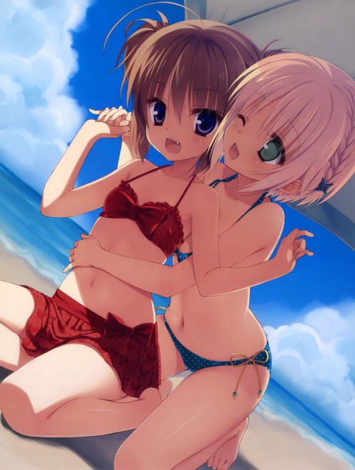 【Secondary erotic】 Here is the erotic image of a girl who is irritated by a chin in a swimsuit 20