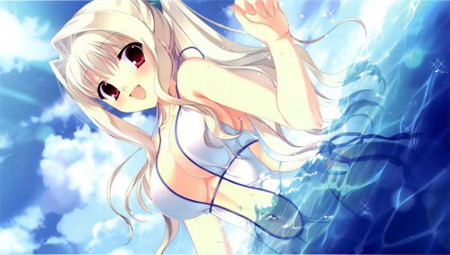 【Secondary erotic】 Here is the erotic image of a girl who is irritated by a chin in a swimsuit 21