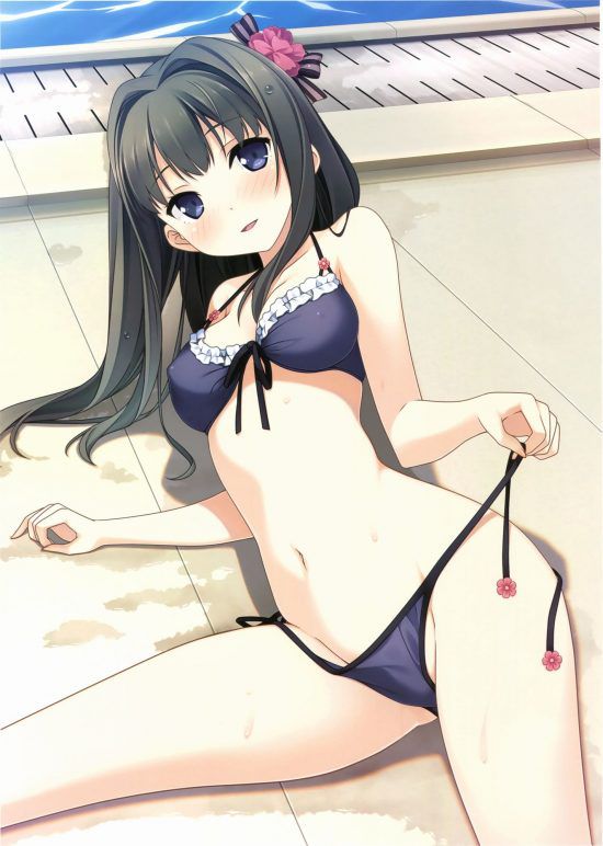 【Secondary erotic】 Here is the erotic image of a girl who is irritated by a chin in a swimsuit 29