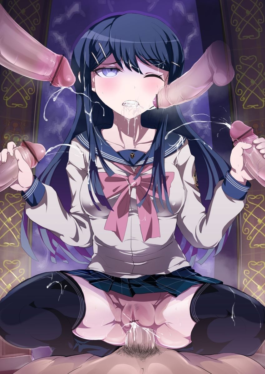 【Danganronpa】 Immediately pull out with erotic image that I want to suck with Sayaka Maizono! 10