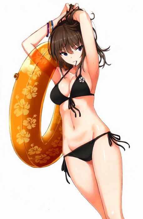 【Secondary】 Erotic image of a swimsuit girl wearing a "micro bikini" that seems to be hami and worrisome 3