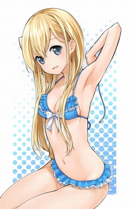 【Secondary】 Erotic image of a swimsuit girl wearing a "micro bikini" that seems to be hami and worrisome 4