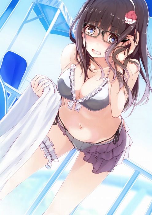 【Secondary】 Erotic image of a swimsuit girl wearing a "micro bikini" that seems to be hami and worrisome 6