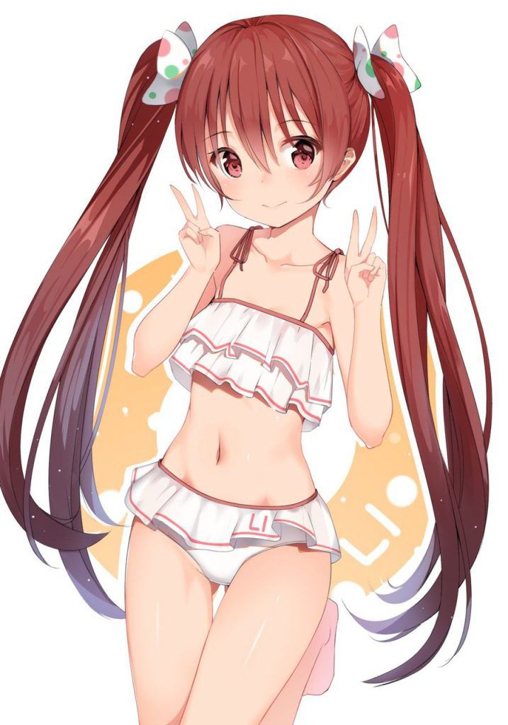 Please take an erotic image of twin tails! 5