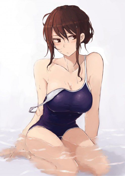 【Secondary erotic】 Here is the erotic image of a doskebe girl who understands the body with suku water 6