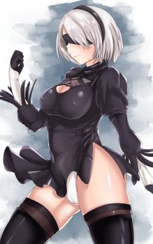 [NieR Automata erotic cartoon] immediately pull out in service S ● X of 2B! - Saddle! 11