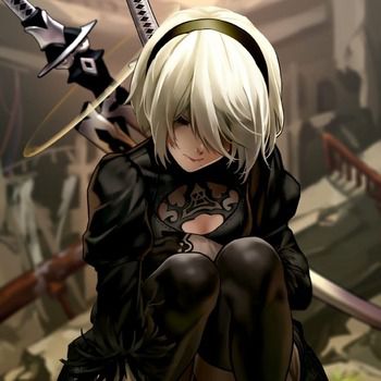 [NieR Automata erotic cartoon] immediately pull out in service S ● X of 2B! - Saddle! 15