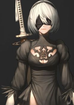 [NieR Automata erotic cartoon] immediately pull out in service S ● X of 2B! - Saddle! 7