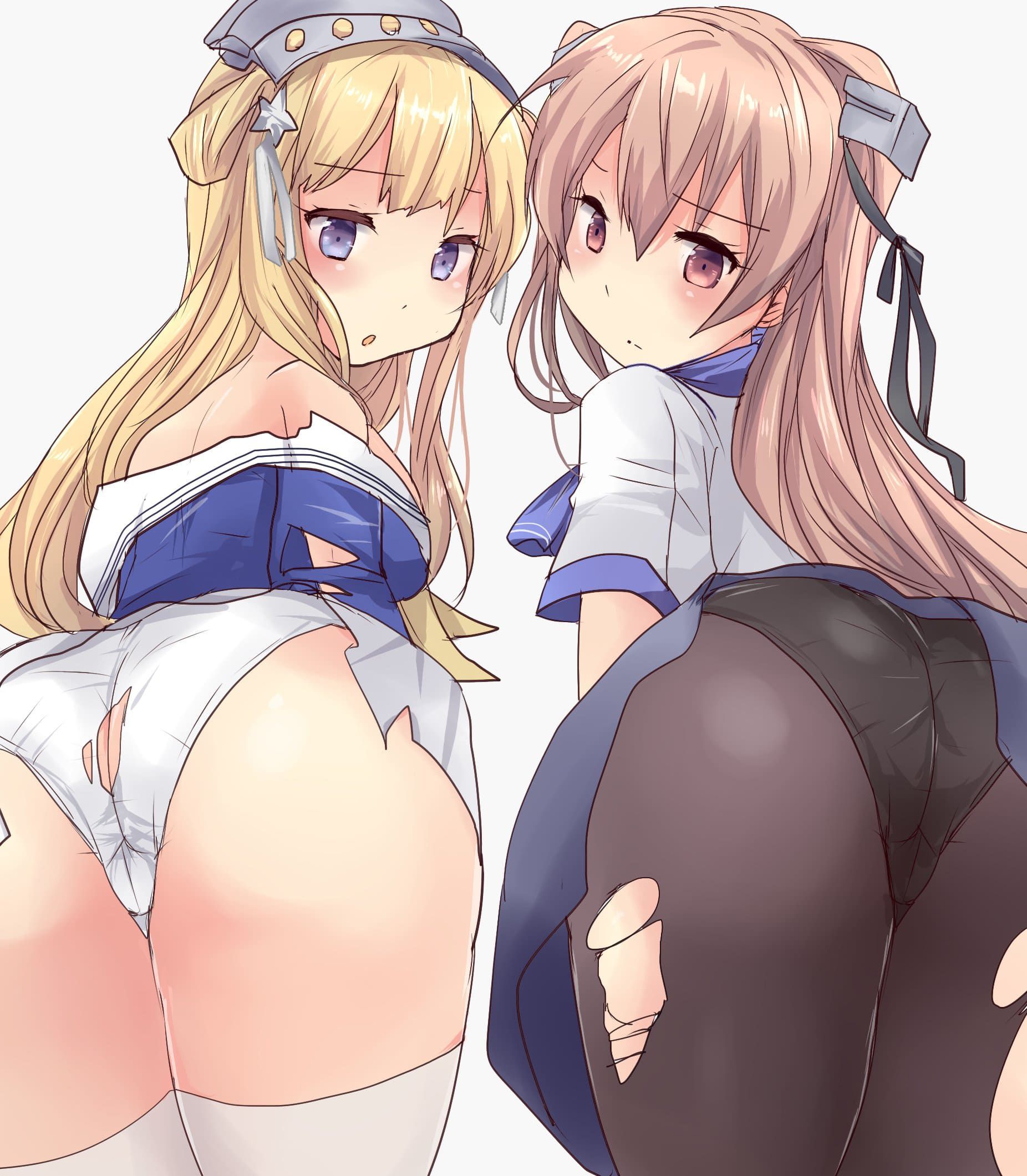 image of a two-dimensional beautiful girl's ass 35