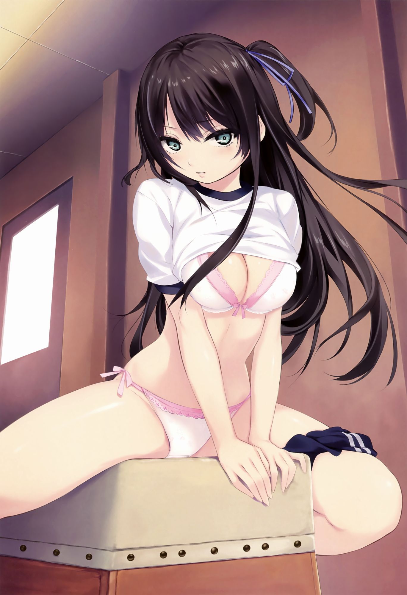 【Secondary erotic】 Here is the erotic image of the busty valley where the good smell of the girl seems to be 4
