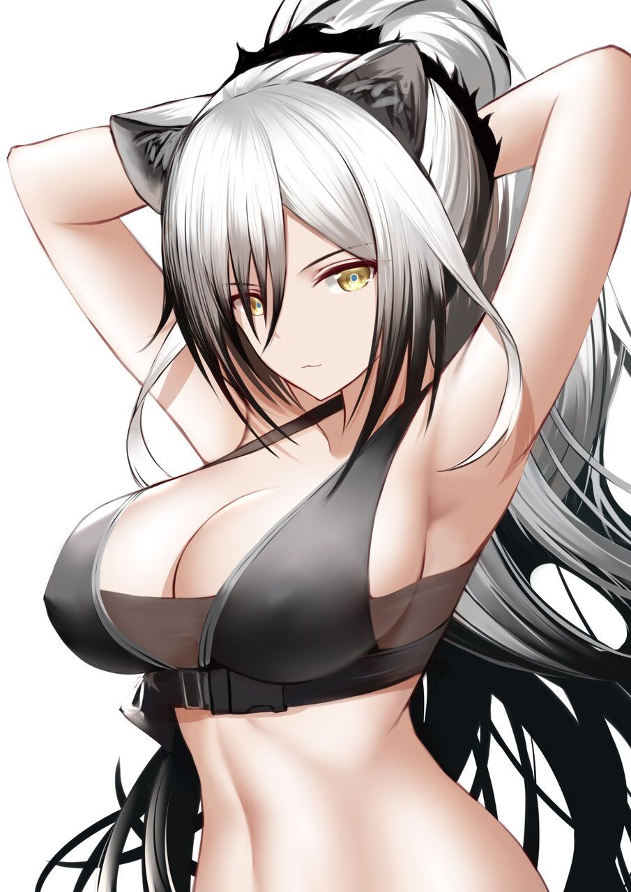 In the secondary erotic image of silver hair! 18
