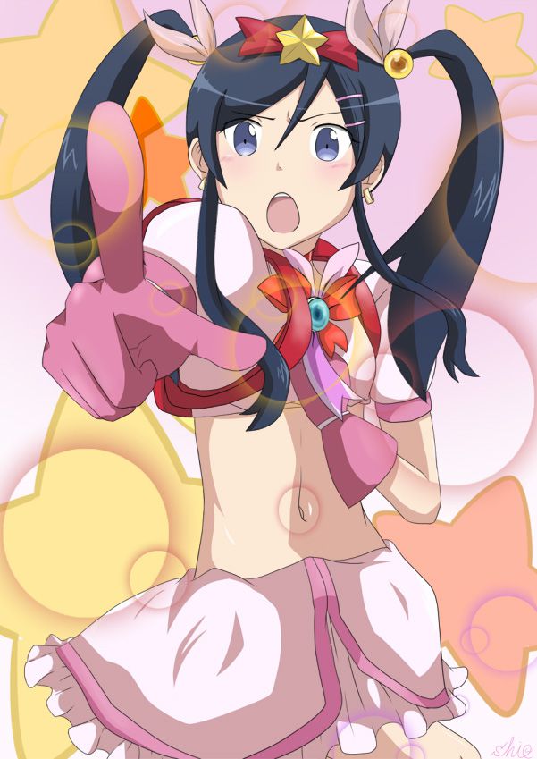 2D Black hair twin tail is the strongest, isn't it? 50 erotic images 6